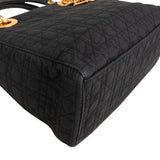 Christian Dior Quilted Nylon Lady Dior Handbag