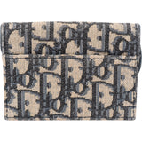 Christian Dior Trotter Monogram Jacquard Saddle Mini Wallet