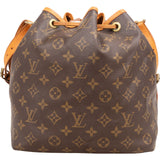 Louis Vuitton Monogram Canvas Sac Noé Petit Shoulder Bag