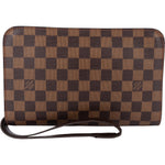 Louis Vuitton Monogram Damier Ebene Sant Louis Clutch - vintageandkickz