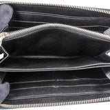 Louis Vuitton Noir Epi Electric Leather Zippy Wallet