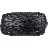 Miu Miu Matelassé Nappa Leather Bauletto Handbag