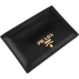 Prada Black Saffiano Move Leather Card Holder