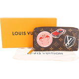 Louis Vuitton Monogram Canvas Illustre World Tour Race Zippy Wallet