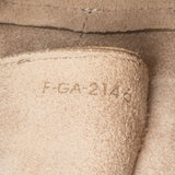 Celine Beige Grained Calfskin Belt Handbag