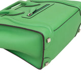 Céline Green Grained Calfskin Luggage Handbag