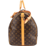 Louis Vuitton Monogram Canvas Keepall 60 Bandoulière Travel Bag