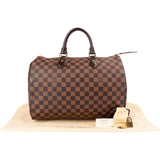 Louis Vuitton Monogram Damier Ebene Speedy 35 Handbag