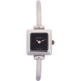 Gucci Silver Tone Square 1900L Bangle Woman Watch