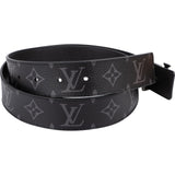 Louis Vuitton Monogram Eclipse LV Initiales Reversible Belt (85 / 34) M0450