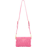 Miu Miu Matelassé Nappa Leather Clutch Crossbody Bag