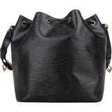 Louis Vuitton Noir Epi Leather Sac Noé Petit Shoulder Bag