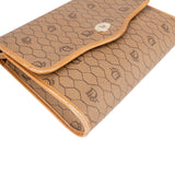 Christian Dior Vintage Honeycomb Monogram Canvas Flap Crossbody Bag