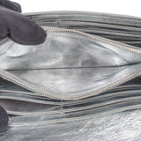 Bottega Veneta Metallic Intrecciato Leather Continental Wallet