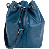 Louis Vuitton Blue Epi Leather Sac Noé Petit Shoulder Bag