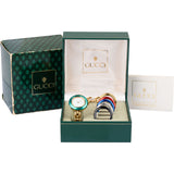 Gucci Gold Tone Change Bezel 11/12.2 Chain Woman Watch