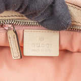 Gucci Monogram GG Canvas Pink Horsebit Web Shoulder Bag