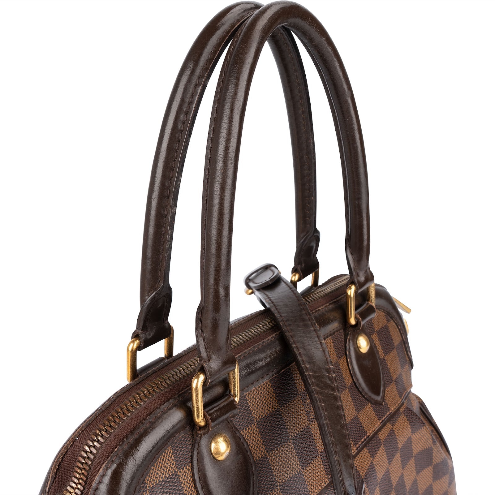 Louis Vuitton Monogram Damier Ebene Canvas Trevi PM Handbag - vintageandkickz