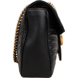Gucci Matelassé Leather GG Large Marmont Shoulder Crossbody Bag