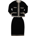 [🔄️B33 / F78] Chanel Multicolor Cotton Knit Skirt Suit - vintageandkickz