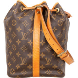 Louis Vuitton Monogram Canvas Sac Noé Petit Shoulder Bag