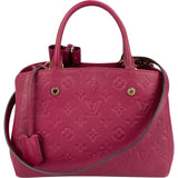 Louis Vuitton Leather Monogram Empreinte Montaigne BB Handbag
