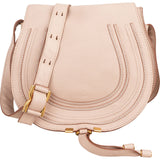 Chloé Grained Calfskin Marcie Saddle Crossbody Bag