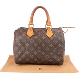 Louis Vuitton Monogram Canvas Speedy 25 Handbag