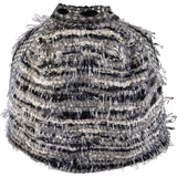 Chanel Tweed Fringe Capelet Velvet Bow Cape Poncho Jacket (34 / 36)