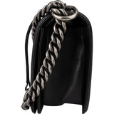 Chanel Quilted Lambskin Medium Boy Single Flap Crossbody Bag