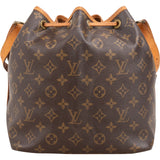 Louis Vuitton Monogram Canvas Sac Noé Petit Shoulder Bag