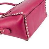 Valentino Garavani Calfskin Leather Rockstud Small Tote Crossbody Bag