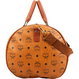 MCM Monogram Visetos Boston 50 Travel Bag