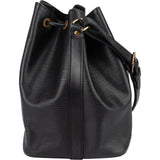 Louis Vuitton Noir Epi Leather Sac Noé Petit Shoulder Bag
