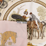 Hermès La Promenade de Longchamps Silk Carre 90 Scarf Tuch