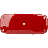 Gucci Red Microguccissima Patent Leather Dome Handbag - vintageandkickz
