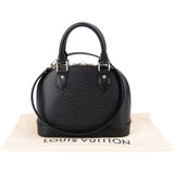 Louis Vuitton Noir Epi Leather Alma BB Crossbody Handbag