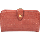 Miu Miu Cocco Craquelé Leather Kisslock Wallet