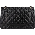 Chanel Quilted Lambskin Jumbo Double Flap Crossbody Bag xx datacode - vintageandkickz