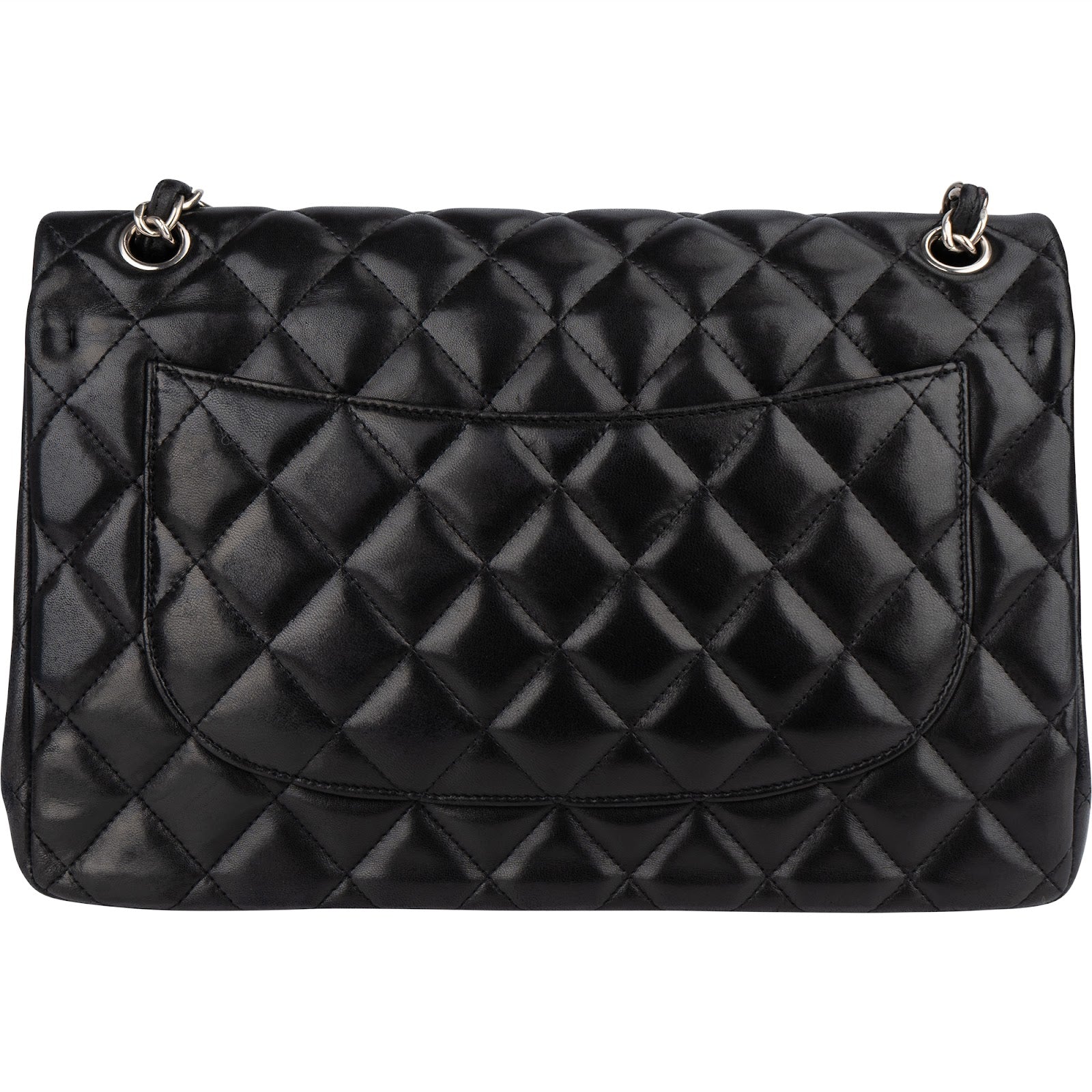 Chanel Quilted Lambskin Jumbo Double Flap Crossbody Bag xx datacode - vintageandkickz