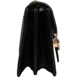 Gucci Pebbled Leather Interlocking GG Shoulder Crossbody Bag