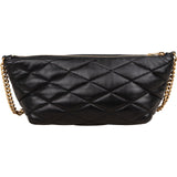 Saint Laurent Quilted Lambskin Sade Pochette Shoulder Bag