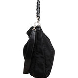 Gucci Nylon Bamboo Handle Hobo Shoulder Bag