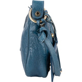 Balenciaga Blue Leather Classic Hip Crossbody Bag