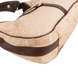Salvatore Ferragamo Gancini Jacquard Shoulder Bag