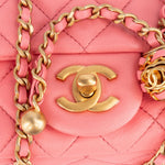Chanel Quilted Lambskin Mini Rectangular Single Flap Adjustable Crossbody Bag - vintageandkickz