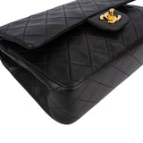 Chanel Quilted Lambskin 24K Gold Medium Double Flap Shoulder Bag