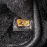 Chanel Suede 2.55 Sherling Accordion Flap Shoulder Bag