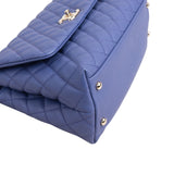 Chanel Quilted Caviar Leather Coco Handle Single Flap Handbag