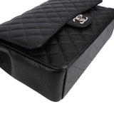 Chanel Quilted Caviar Leather Maxi Double Flap Crossbody Bag